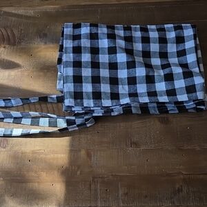 Buffalo Check Tie Up Shade Just The Tie Up Shade In The Middle